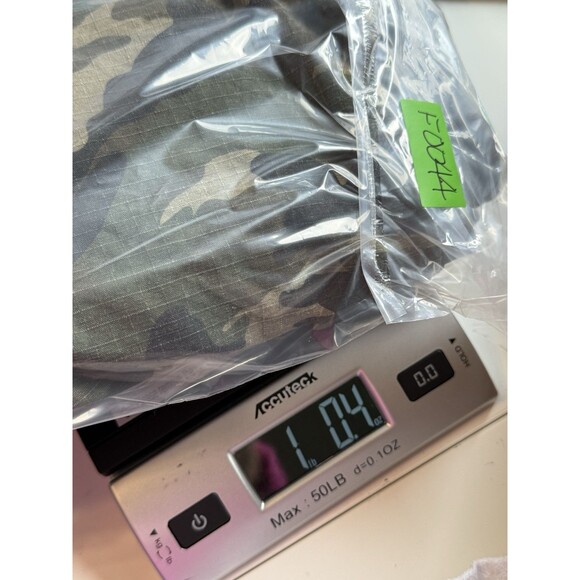 Camo Shirt/Jacket The Zig Zag Stripe Size S Green‎ Pockets Zip Up Tie Waist - Picture 12 of 12